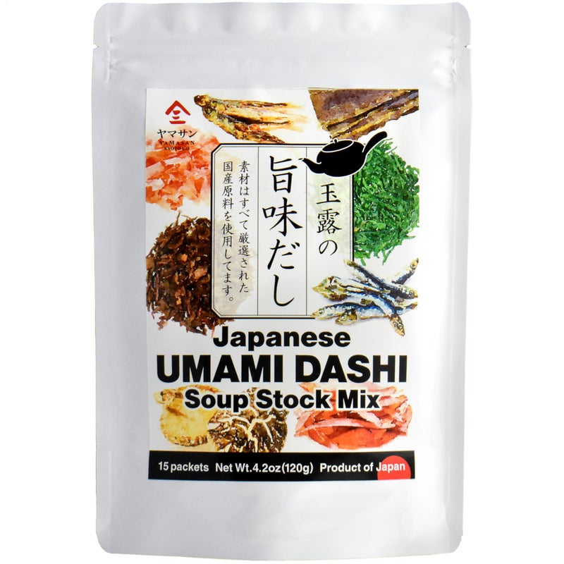Chaganju Dashi Stock, Dashi Packet - Ramen Broth, Miso Soup, Udon, Shabu Shabu & Hot Pot Soup Base - Rich Umami Flavor, 8 Carefully Selected Ingredients - Authentic Japanese Umami Dashi, Made in Japan, 8g × 15pacs - Image 1